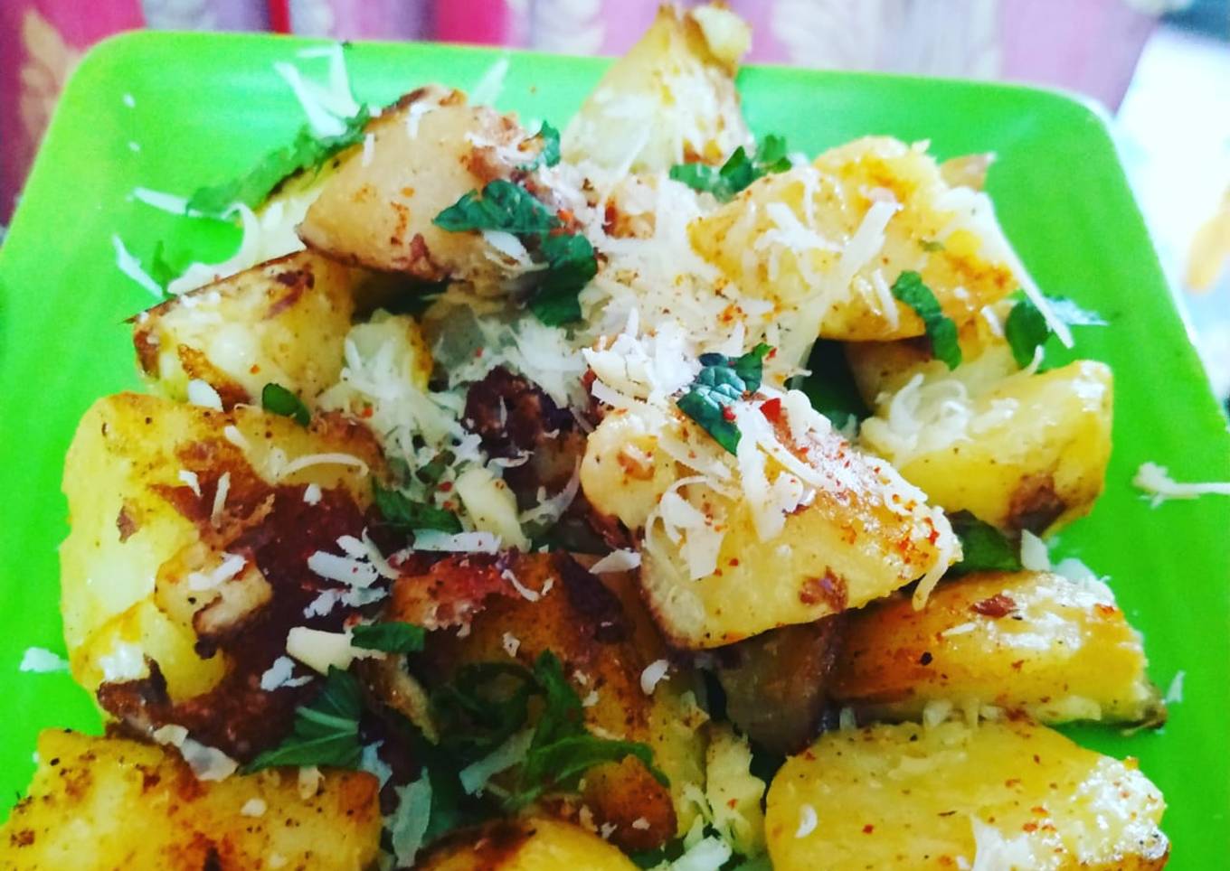 Potato chaat