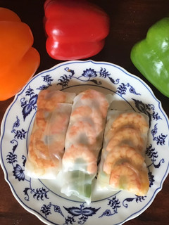 A picture of California Farm Fresh Shrimp Spring Roll.