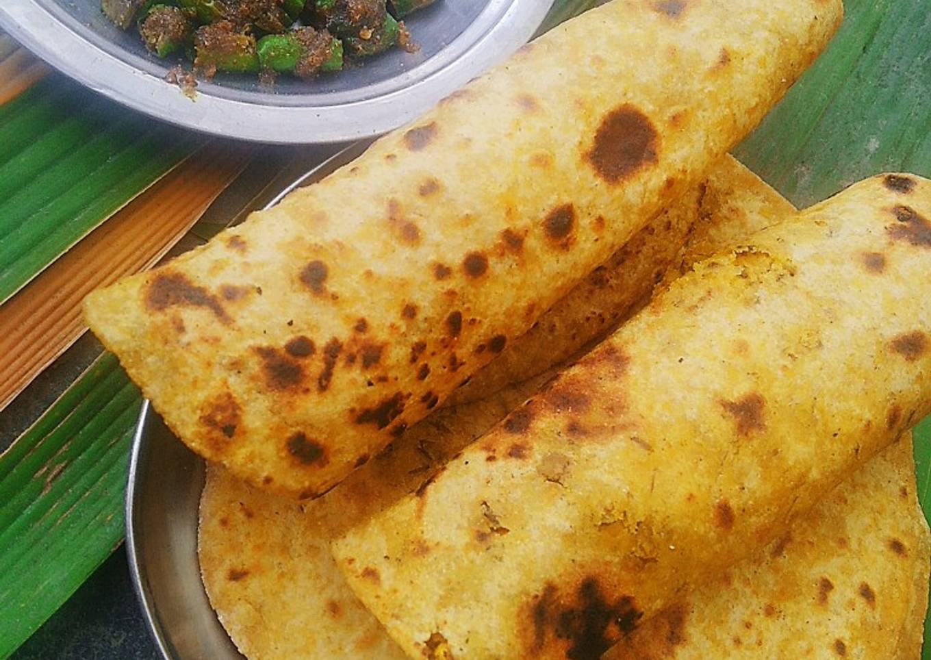 Sabut moong dal ka paratha