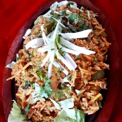A picture of Tripe schezwan rice.