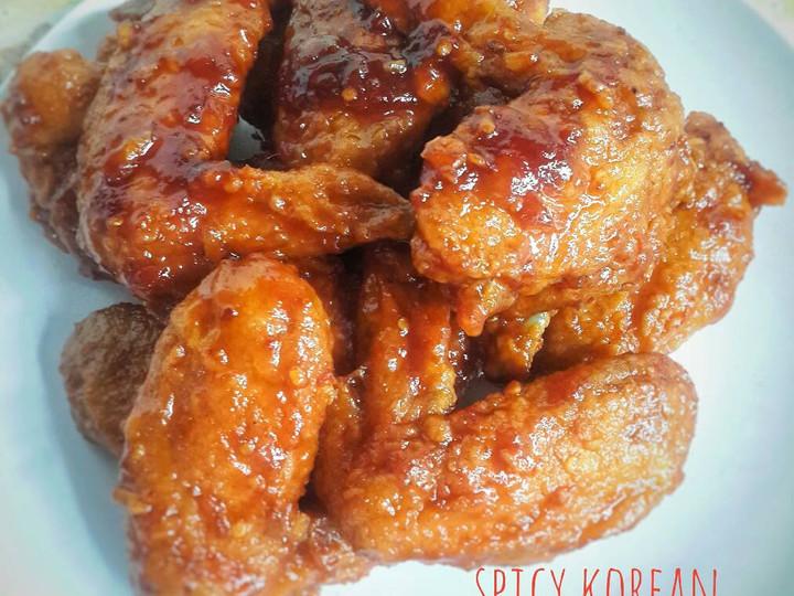 Bagaimana Menyiapkan Spicy Korean Chicken Wings Anti Gagal