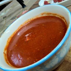 BBQ sauce A picture of BBQ sauce.