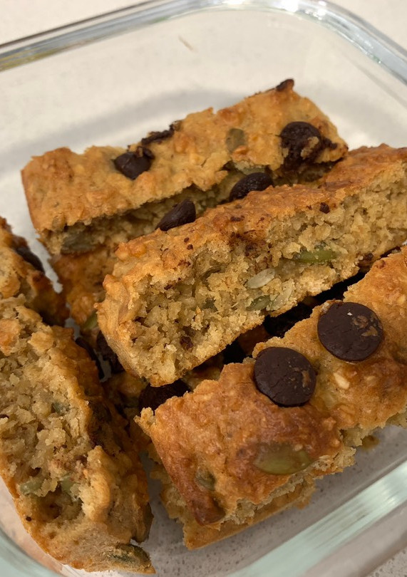 Una foto de Barritas de avena y pipas de calabaza