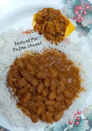 A picture of Instant Pot Rajma Chawal.