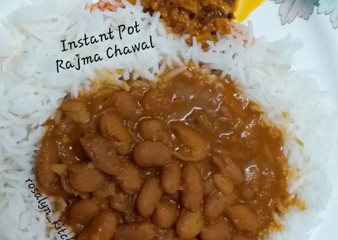 rajma chawal recipe instant pot