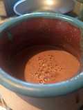 Champurrado agua y leche aromático y delicioso