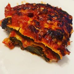 A picture of Eggplant Lasagna.