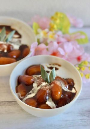 Foto resep Candil (biji salak) kenyal dan bubur sumsum lembut