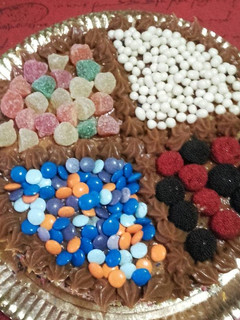 Una foto de Torta de golosinas