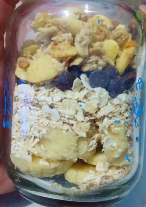 Foto resep Banana overnight oats