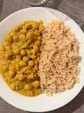 Curry de garbanzos vegano