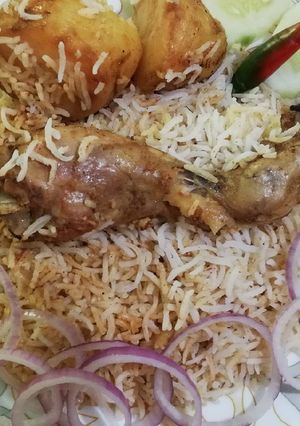 চিকেন বিরিয়ানী (chicken biriyani recipe in Bengali) রেসিপির প্রধান ছবি
