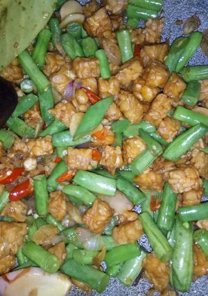 Foto resep Tumis buncis tempe