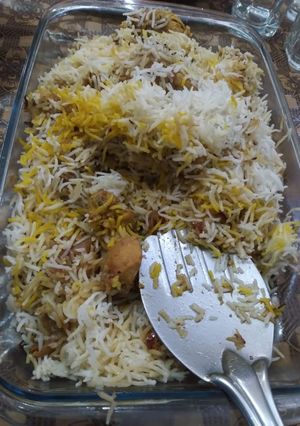 A picture of Chicken Tikka Biryani.