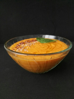 Una foto de Gazpacho de melón