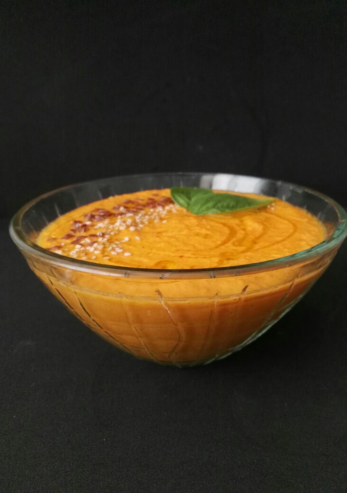 Una foto de Gazpacho de melón