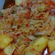 Stewed cabbage