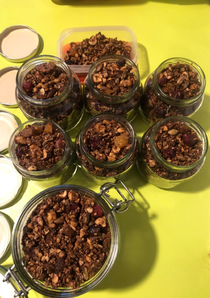Una foto de Granola casera