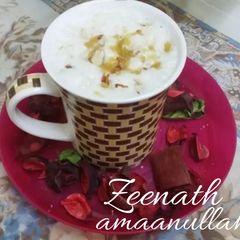 A picture of Gur wali Lassi or Jaggery Lassi.