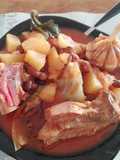 Guisado de alubias pintas