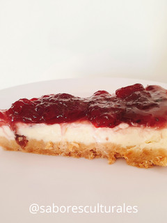 Una foto de 🍰 Cheesecake - versión sin azúcar agregada y al horno