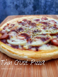 Foto resep Thin Crust Pizza