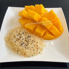 A picture of Mango Sticky Rice.