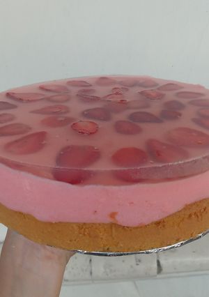 Foto resep Pudding Busa Strawberry
