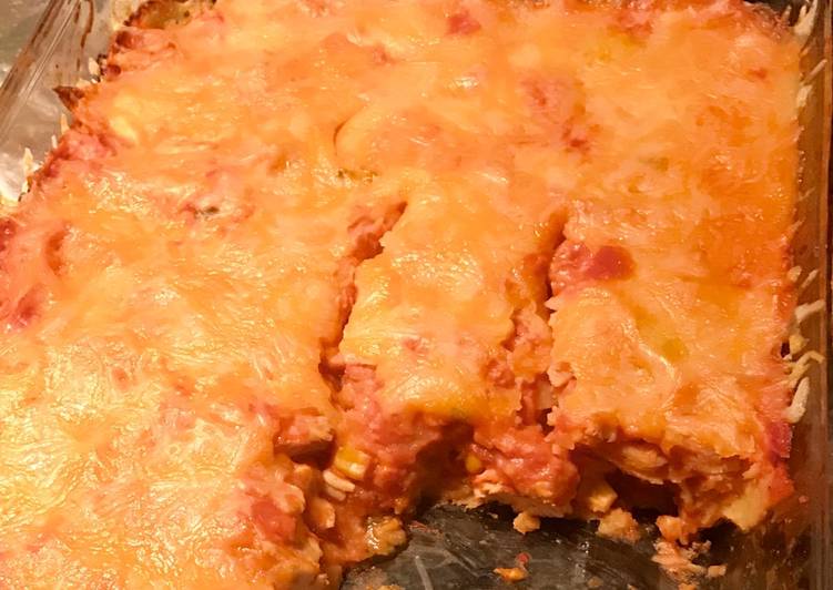 Easiest Way to Prepare Quick E-Z Chicken Tortilla Bake