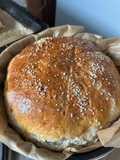 Pan casero con semillas de sésamo
