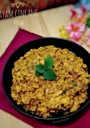 Foto resep Ayam Cincang Kecap (Isian Bakpao)