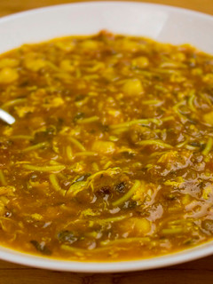 Una foto de Harira-sopa marroquí