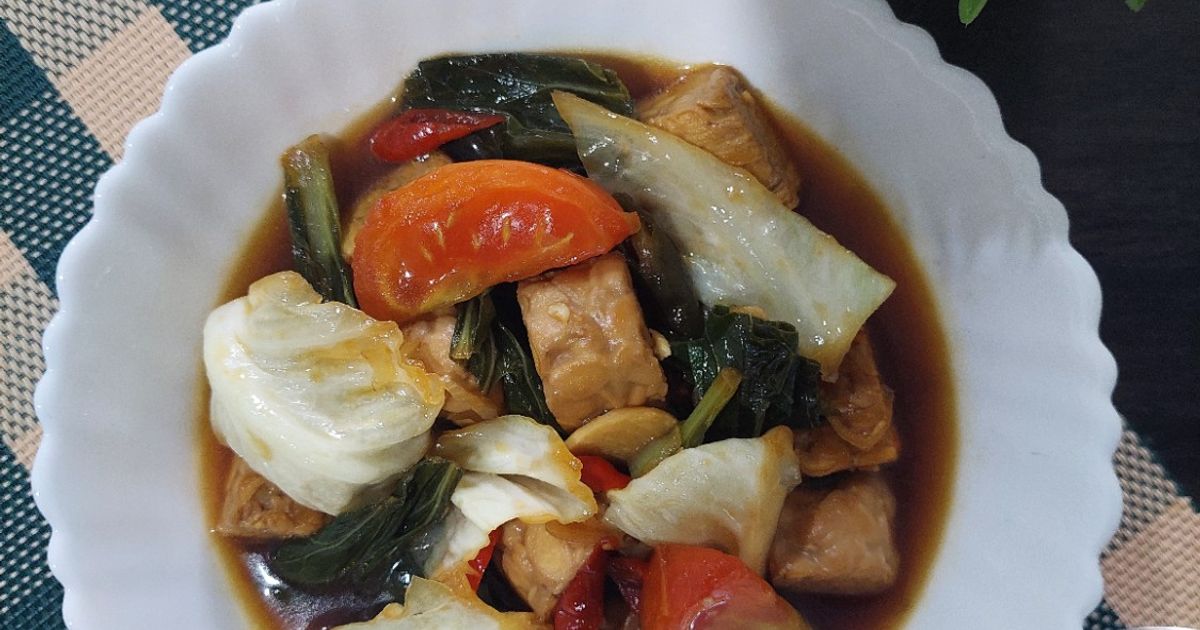 Tongseng Sayur Tempe (tanpa santan)