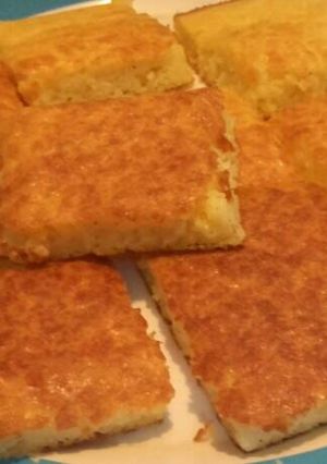 Una foto de Fainá de queso