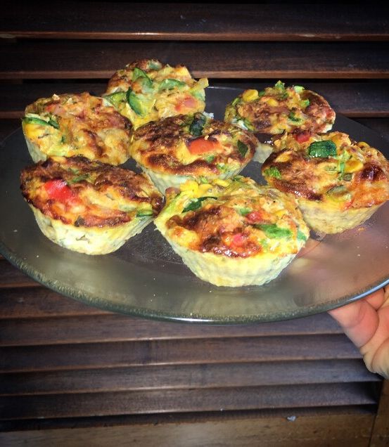 Una foto de Muffins proteicos de zapallitos