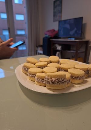 Una foto de Alfajores de maicena