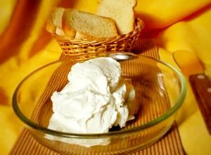 Una foto de Queso crema casero (Labne)