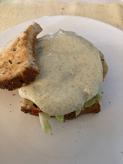 Una foto de Hamburguesa de Garbanzos