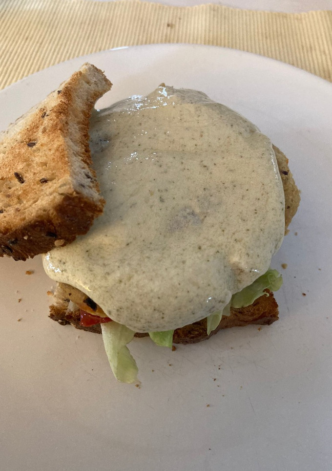 Una foto de Hamburguesa de Garbanzos