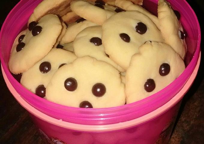 Chocochip cookies tanpa oven