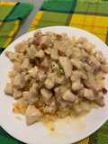 Pechuga en salsa bechamel con tocineta