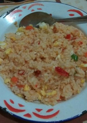 Foto resep Nasi goreng sederhana