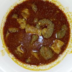A picture of Peppersoup din kayan ciki.