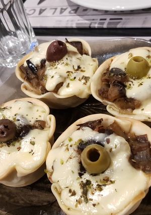 Una foto de Canastitas de berenjena