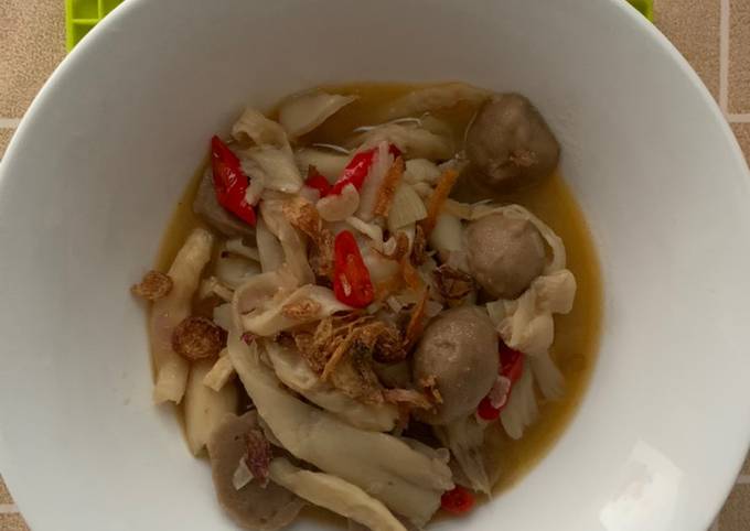 Jamur Bakso Saus Tiram