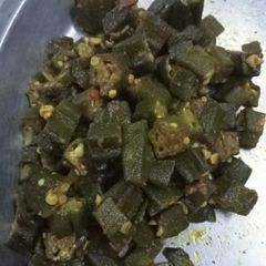 Bhindi ki sabji A picture of Bhindi ki sabji.