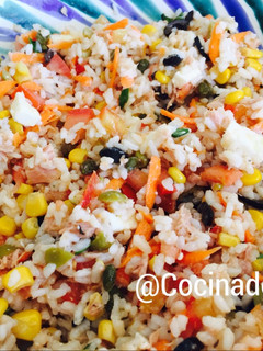 Una foto de Ensalada de arroz