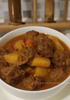 Foto resep Semur Bola Daging