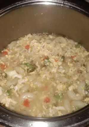 Foto resep Soup Telur Macaroni (MPASI 1+)