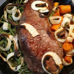A picture of Buttered Roast Beef.